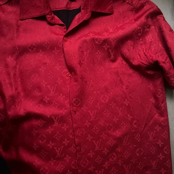 Custom made Louis Vuitton button up. - Picture 5 of 7